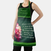 Stille Gebet Inspiration Blume Personalisiert Schürze (InSitu)