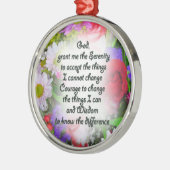 Stille Gebet Inspiration in Bouquet Design Ornament Aus Metall (Links)