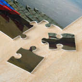 Stille Gebet mit Panoramablick auf den Phewa-See Puzzle (Seite)