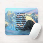 Stille Gebet mit Panoramablick Mount Everest Mousepad (Mit Mouse)