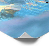 Stille Gebet mit Panoramablick Mount Everest Poster (Ecke)