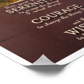 Stille Gebet Portrait Poster - Vorlage (Ecke)