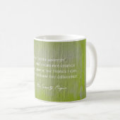 Stille Gebet Rustic Green Barn Faith Hope Liebe Kaffeetasse (VorderseiteRechts)