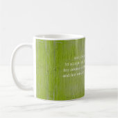 Stille Gebet Rustic Green Barn Faith Hope Liebe Kaffeetasse (Links)