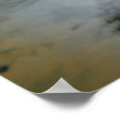 Stille Gebet Vollmond Inspiration Poster (Ecke)