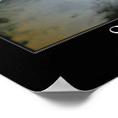 Stille Gebet Vollmond Inspiration Poster (Ecke)