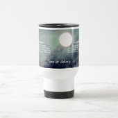 Stille Gebet Vollmond Inspiration Reisebecher (Mittel)