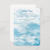 Stille Gebete, Courage & Weisheitskarte Dankeskarte (Vorne/Hinten)