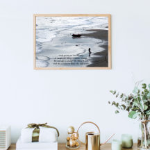 Stille Gebete _ friedliche Beach-Szene-Poster