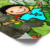 Stille Gebete: Glückliche Kinder, Kraft/Erholung Poster (Ecke)