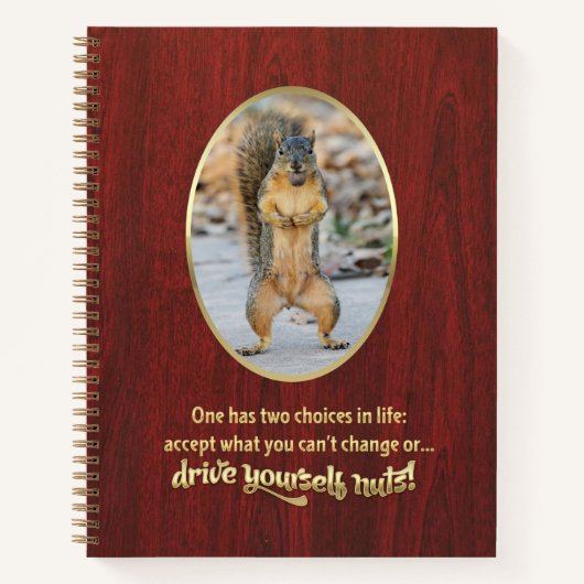 Stille Gebete in einem Nutshell Spiral Notebook Notizblock (Vorderseite)