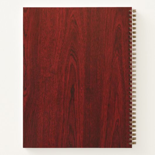 Stille Gebete in einem Nutshell Spiral Notebook Notizblock (Rückseite)