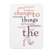 Stille Gebete Kunst Magnet (Vertikal)