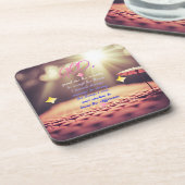 Stille Gebete mit Inspirierend Christlicher Kunst Getränkeuntersetzer (Linke Seite)