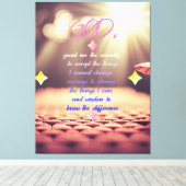 Stille Gebete mit Inspirierend Christlicher Kunst Leinwanddruck (Insitu (Holzboden))