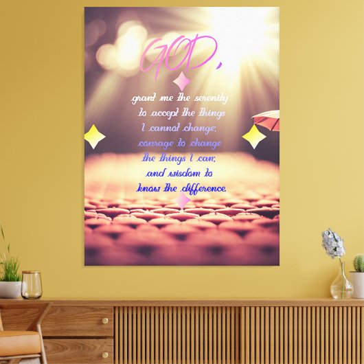 Stille Gebete mit Inspirierend Christlicher Kunst Leinwanddruck (Insitu (Wohnzimmer))