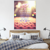 Stille Gebete mit Inspirierend Christlicher Kunst Leinwanddruck (Insitu (Schlafzimmer))