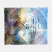 Stille Gebete mit Inspirierend Motivierend Kunst Fleecedecke (Vorderseite (Horizontal))