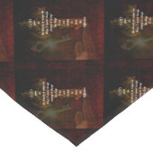 Stille Gebete mit wunderschöner Christlicher Kunst Kurzer Tischläufer (Ecke)