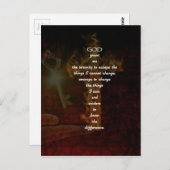 Stille Gebete mit wunderschöner Christlicher Kunst Postkarte (Vorne/Hinten)