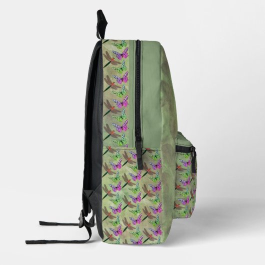 Stille Gebete Schmetterling Inspiration Bedruckter Rucksack (Links)