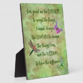 Stille Gebete Schmetterling Inspiration Fotoplatte (Seite)