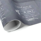 Stille Gebetsgeschenke - trendige Vintage Geschenkpapier (Rolleneckpunkt)