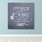 Stille Gebetskammer Wand Kunst, Größe wählen Leinwanddruck (Insitu (Holzboden))