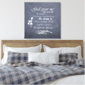 Stille Gebetskammer Wand Kunst, Größe wählen Leinwanddruck (Insitu (Schlafzimmer))