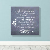 Stille Gebetskammer Wand Kunst, Größe wählen Leinwanddruck (Insitu (Holzboden))