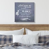 Stille Gebetskammer Wand Kunst, Größe wählen Leinwanddruck (Insitu (Schlafzimmer))