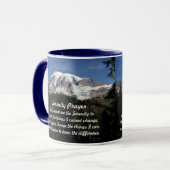 Stille Gebetslandschaft Rainier Berg Landschaft Tasse (Vorderseite Links)