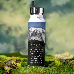 Stille Gebetslandschaft Rainier Berg Landschaft Trinkflasche