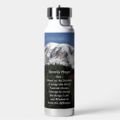 Stille Gebetslandschaft Rainier Berg Landschaft Trinkflasche (Links)