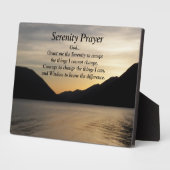 Stille Gebetslandschaft Sonnenuntergang Fotoplatte (Seite)