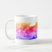 Stille Gedanken blaue Hände Kaffee Tasse (Links)