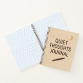 Stille Gedanken Journal - Minimale Notebookabdecku Notizblock (Innenseite)