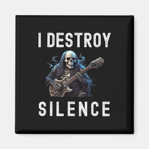 Stille Geistgitarre Lustige Gitarre zerstören Magnet