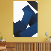 Stille Geometrie Leinwanddruck (Insitu (Wohnzimmer))