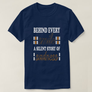 Stille Geschichte der Traurigkeit Basic Dark T-Shi T-Shirt