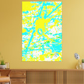 Stille Gesellschaft Leinwanddruck (Insitu (Wohnzimmer))