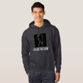 Stille Gesetzlosigkeit Hoodie (Vorne ganz)