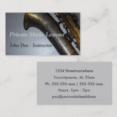 ‚Stille Gewartet‘ [2] Visitenkarte (Vorne/Hinten)