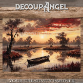 Stille Gewässer - Entfärbung - Seidenpapier