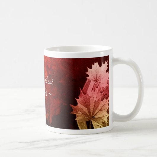 Stille Herbstnacht Tasse (Rechts)