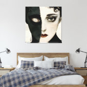 Stille Hölle - Dunkle Kunst auf Leinwand (Insitu (Schlafzimmer))