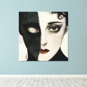 Stille Hölle - Dunkle Kunst auf Leinwand (Insitu (Holzboden))