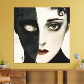 Stille Hölle - Dunkle Kunst auf Leinwand (Insitu (Wohnzimmer))