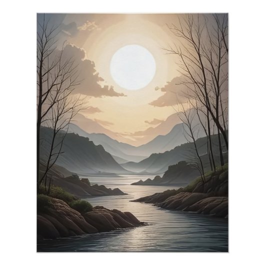 Stille Horizont Poster (Vorderseite)