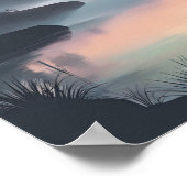 Stille Horizont - sanfter Sonnenaufgang über dem B Poster (Ecke)